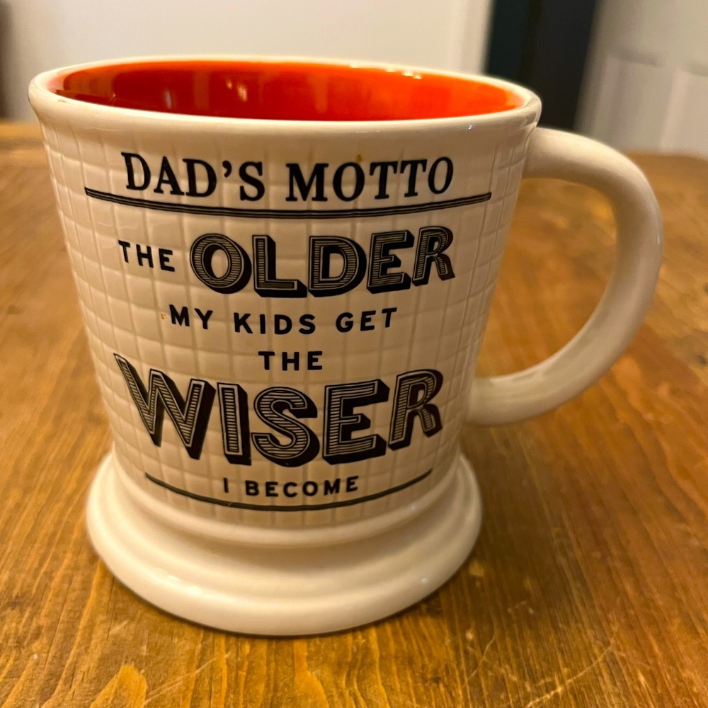 Hallmark Coffee Cup Mug Dads Motto Older Wiser